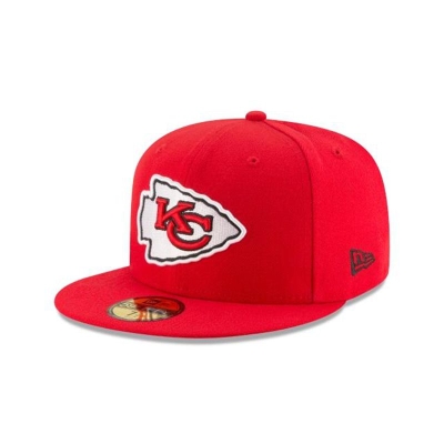 Red Kansas City Chiefs Hat - New Era NFL 59FIFTY Fitted Caps USA4295613